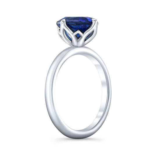 blue sapphire tulip solitaire IP1271OV