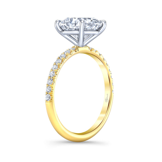 Pave Diamond Solitaire with Plain Head IP1169