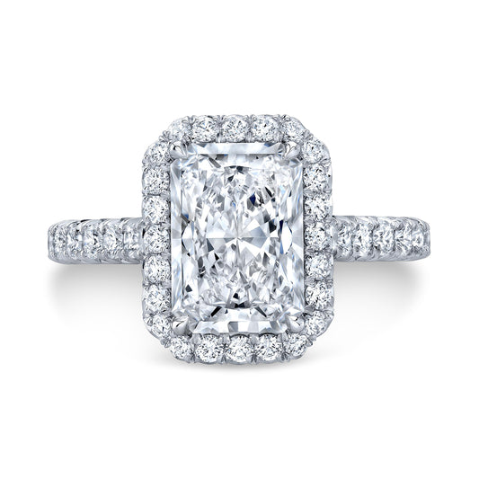 French Pave Halo with a Shoulder IP1046EC