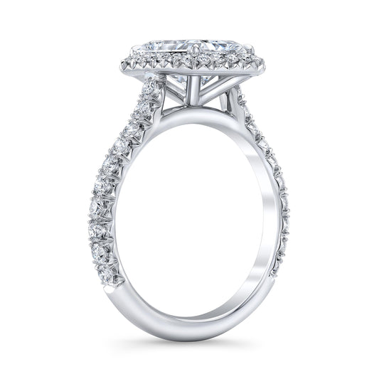 French Pave Halo with a Shoulder IP1046EC