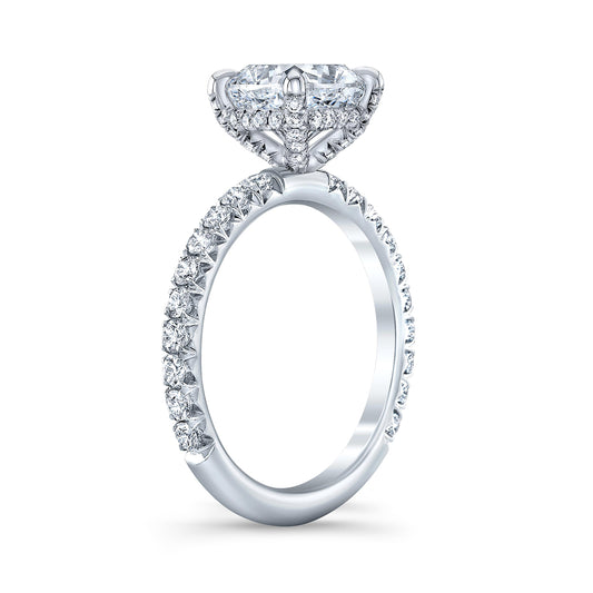 Hidden Halo Diamond Solitaire with Diamond Prongs IP1083CS