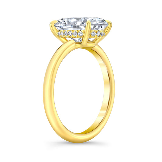 Hidden Halo Solitaire Low Profile Setting (Yellow) IP1542