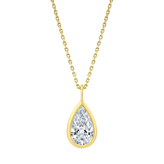 illisuion bezel pendant with bead chain IP7071PS