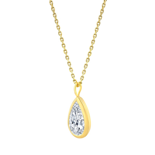 illisuion bezel pendant with bead chain IP7071PS