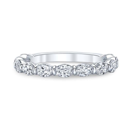 Single Shared Prong Marquise Wedding Band IP5168