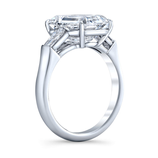 Three Stone Ring With Taper Baguettes IP1365A