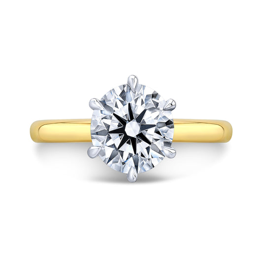 Plain Solitaire Setting With Six Prongs IP1485