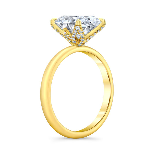 Solitaire With Diamond Petal Prongs IP1577